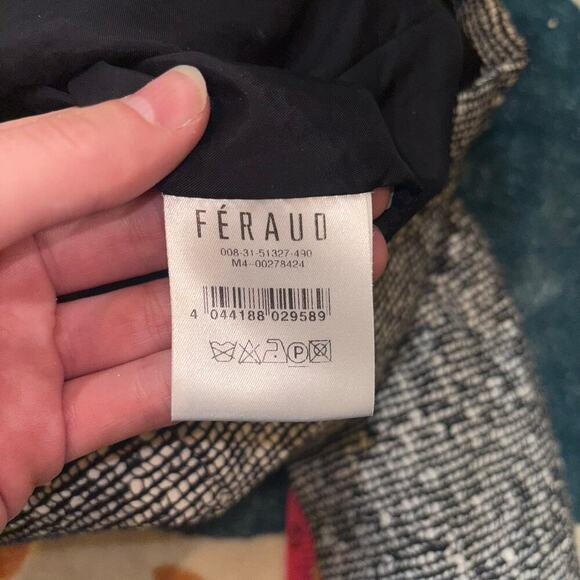 Vintage Louis Féraud Wool Blend Blazer- Tweed Luxury Designer Blazer- Size US 10 - Picture 12 of 15